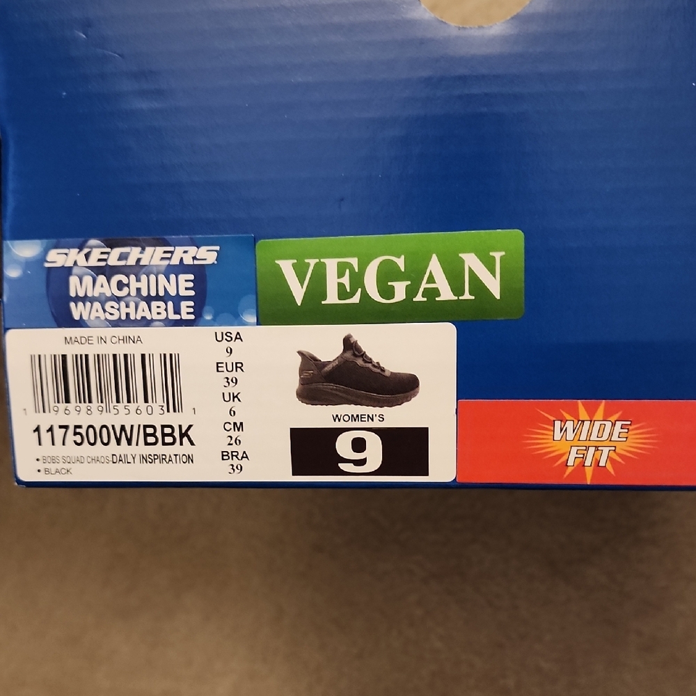 Skechers Vegan Black Women's Skip-in Sneakers